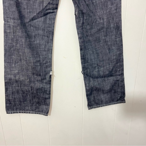 Lucky Brand 361 Vintage Straight Jeans Men’s  Gray  Size 31x32 Distressed - Picture 9 of 15